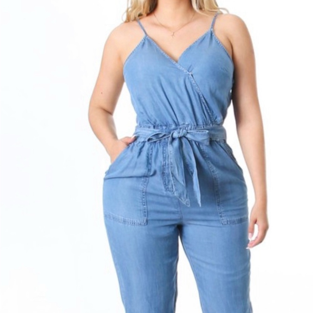 Denim jumpsuit